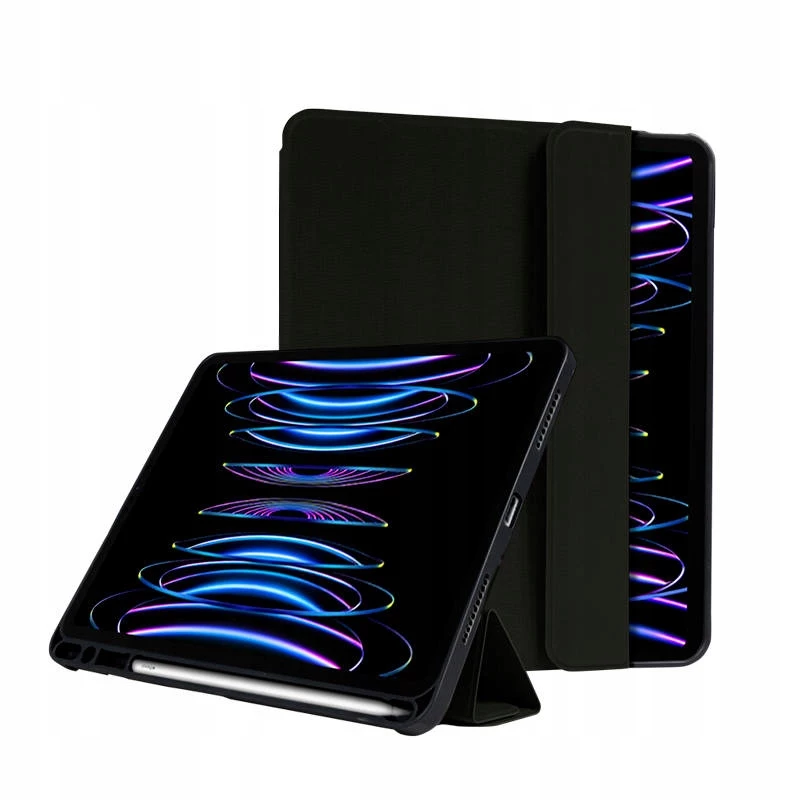 Custodia folio Crong FLEXFOLIO per Apple iPad 11 Pro Air 10,9 pollici nero