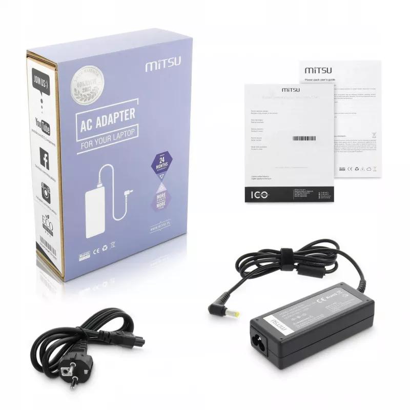 Alimentatore MITSU per Acer 5ZM004 – adattatore AC 19V 3,42A compatibile con notebook Acer