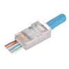 Connettore passante RJ45 STP Cat.5e Alantec WT116 confezione da 100, connettore schermato per cavi 8P8C