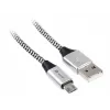 Cavo USB Tracer TRAKBK46928 1m USB A Micro-USB B nero argento
