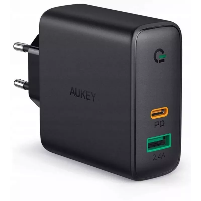 Caricatore da parete PA-D3 2xUSB Power Delivery (1xUSB+1xUSB C) 5,4A 60W Dynamic Detect