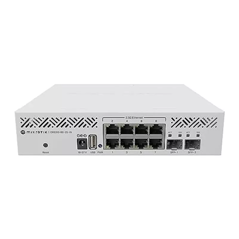 Switch gestito MikroTik CRS310-8G+2S+IN, 8x 2,5G, 2x SFP+