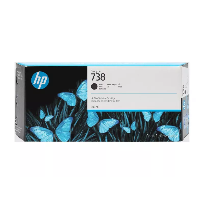 HP 738 300-ml Nero DesignJet Cartuccia d'inchiostro