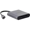 UNITEK adattatore USB-C, 2x HDMI, 4K@60HZ, MST, V1404B (V1404B)