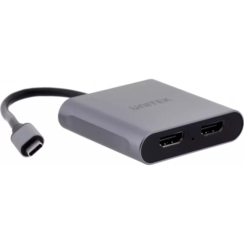 UNITEK adattatore USB-C, 2x HDMI, 4K@60HZ, MST, V1404B (V1404B)