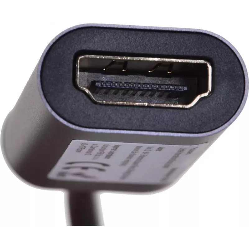 UNITEK V1420A adattatore cavo video 0,15 m USB Type-C HDMI grigio