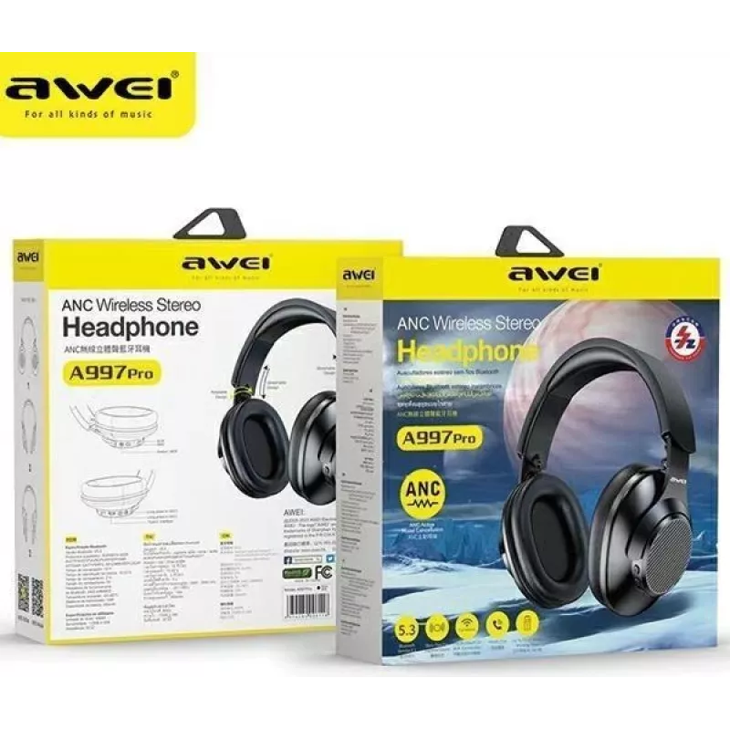 Cuffie Awei A997 Pro ANC Bluetooth on-ear