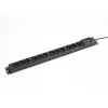 Armac M12 ciabatta rack 19 pollici, 12x 230V, verticale, 1,5 m, nero (M12/15/CZ)
