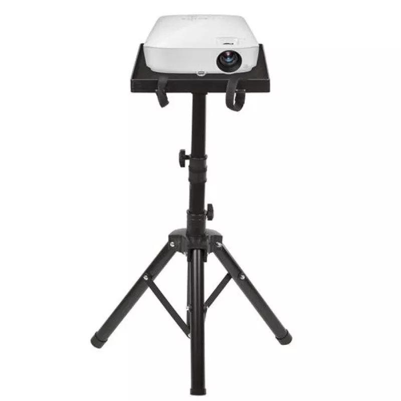 Supporto proiettore portatile regolabile MACLEAN MC-920, altezza fino a 1,2 m, treppiede leggero