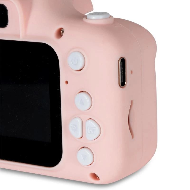 Fotocamera digitale per bambini DENVER KCA-1340RO — compatta 85 g, rosa