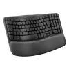Logitech Wave Keys Office RF Wireless + Bluetooth QWERTY danese finlandese norvegese svedese grafite