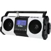 Radio portatile Eltra MAJA – bianca, design compatto, funzionamento a batteria o rete