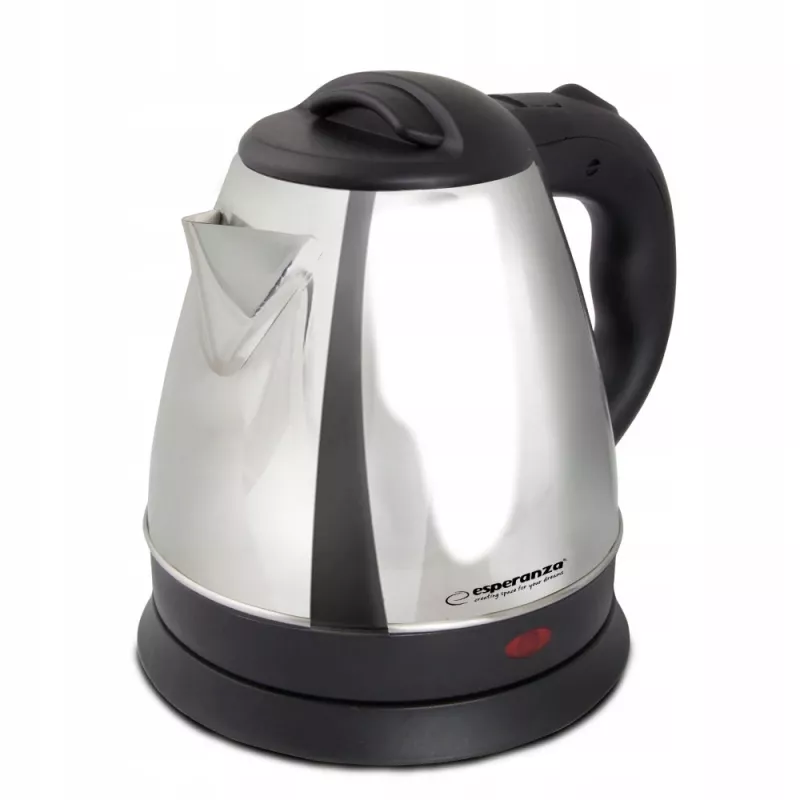 Bollitore ESPERANZA 1,0 L acciaio inox e plastica, 1350 W, senza filo, spegnimento automatico