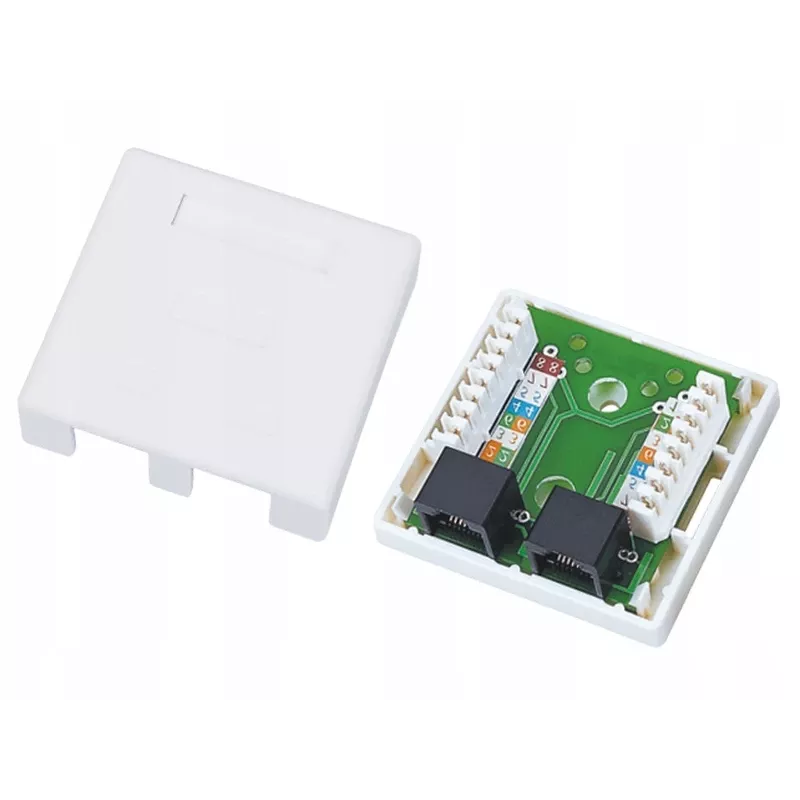 Alantec GN011 presa di rete Cat6 bianco