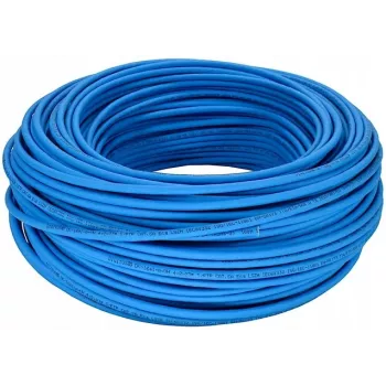 DIGITUS DK-1641-A-VH-1 cavo di installazione Cat. 6A S/FTP, AWG 23/1 filo, LSZH, Eca, 100 m, blu (RAL 5012)