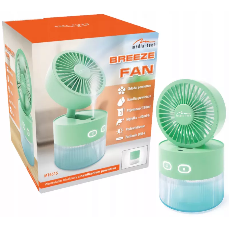 Ventilatore da tavolo MEDIA-TECH MT6515 12 pollici, 3 velocità