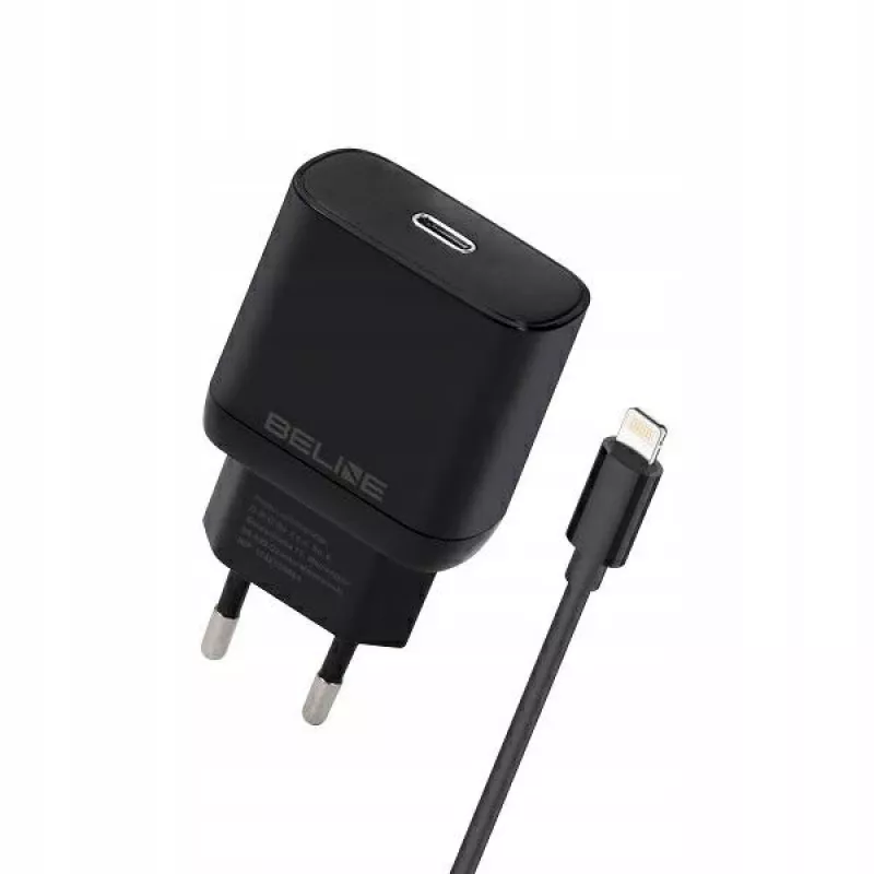 Caricabatterie 30W USB-C a Lightning Beline Beli02174 con cavo nero