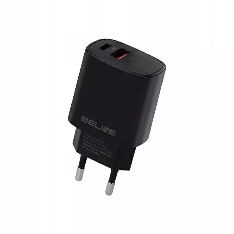 Caricabatterie Beline Beli02159 — 20W USB-C e USB-A compatibile PD/QC