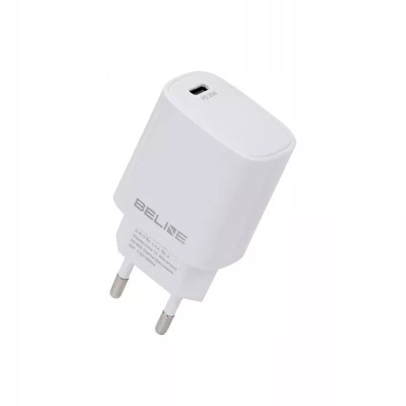 Caricabatterie Beline Beli2161 20W PD 3.0 bianco adattatore a ricarica rapida USB-C