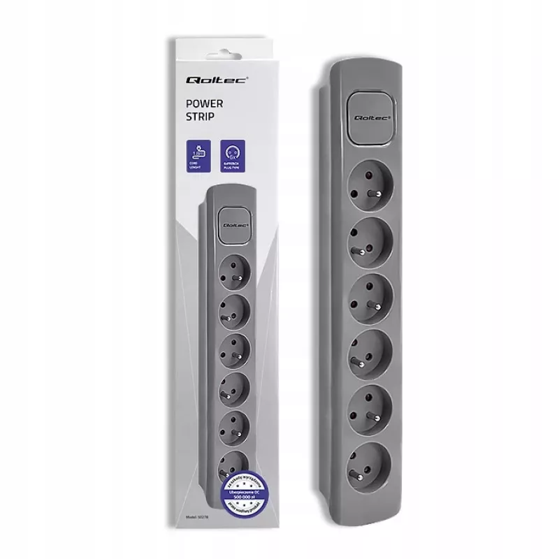 Qoltec 50277 Prodotto grigio