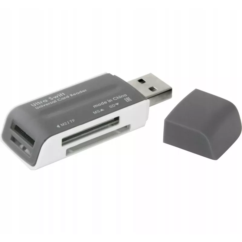 Lettore di schede DEFENDER ULTRA SWIFT USB 2.0 modello 83260 – compatibile con schede SD e microSD