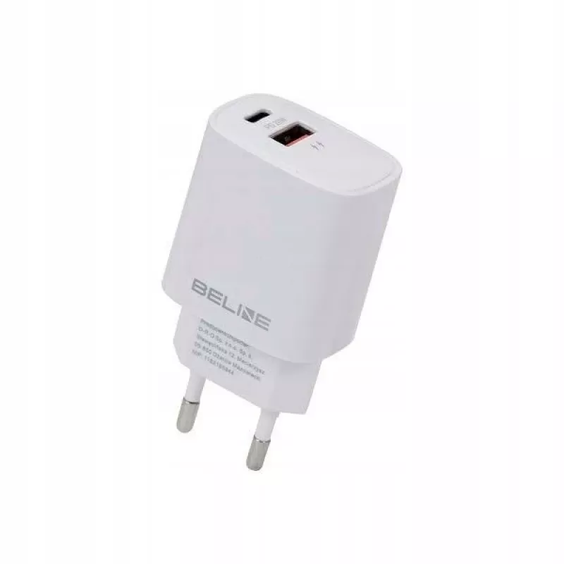 Caricabatterie Beline Beli02160 20W USB-C a USB-A alimentatore