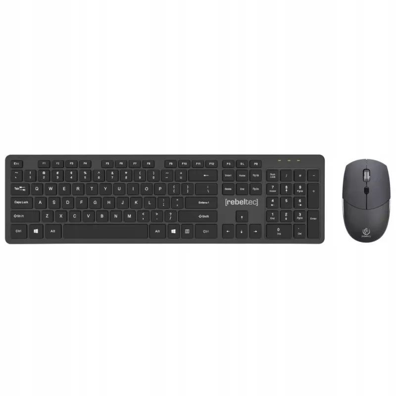 Set tastiera e mouse wireless Rebeltec