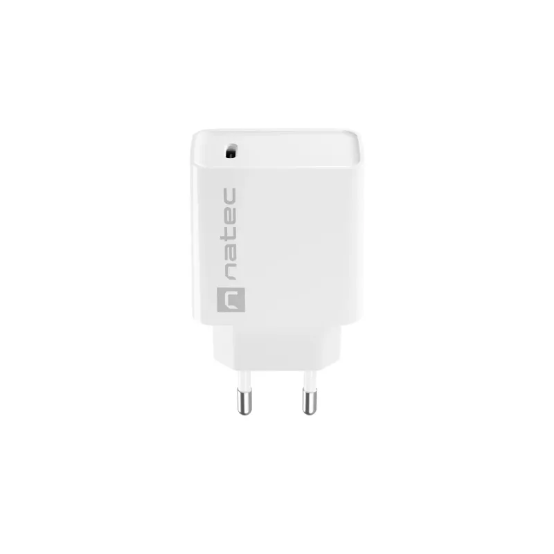 Caricabatterie rapido USB-C da interni NATEC RIBERA 12V 20W Quick Charge 3.0 bianco