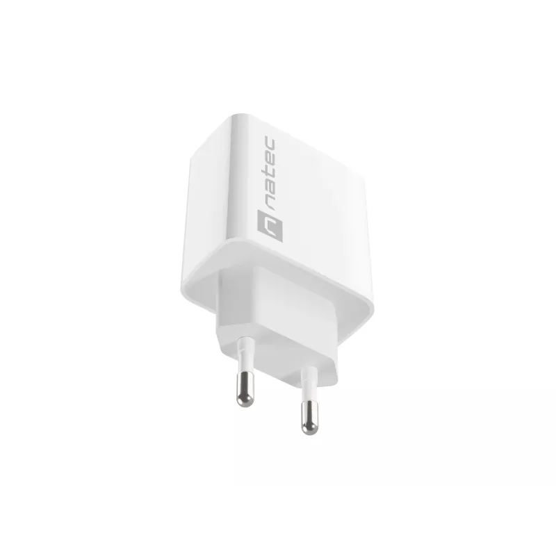Caricabatterie rapido USB-C da interni NATEC RIBERA 12V 20W Quick Charge 3.0 bianco