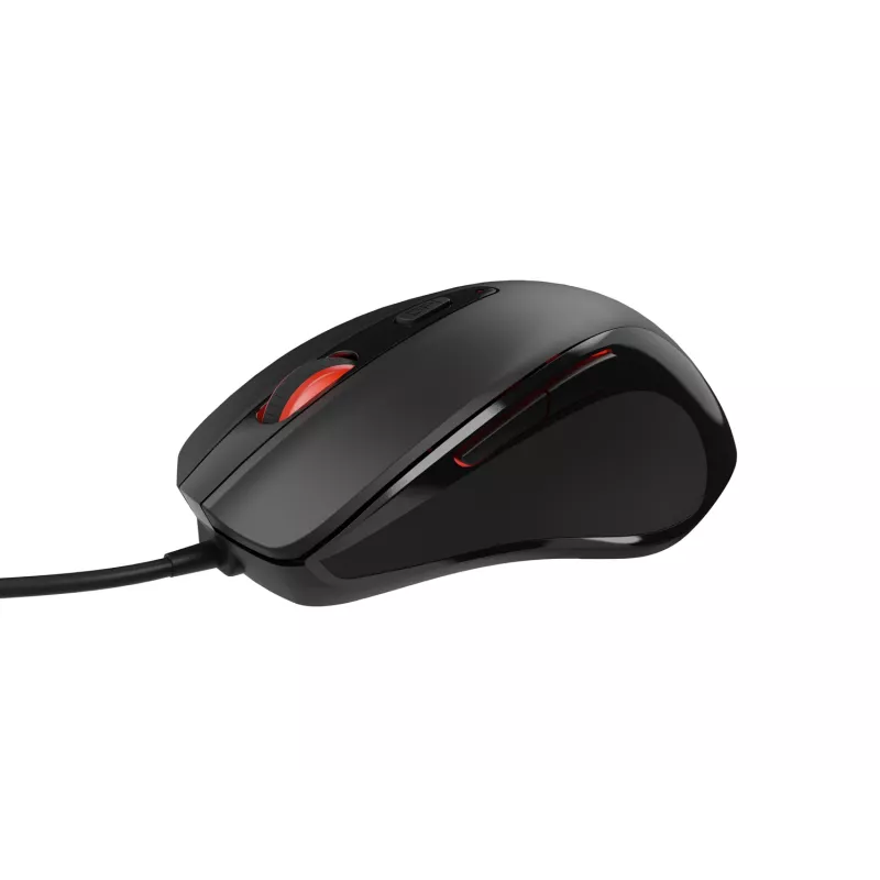 Mouse ottico con filo NATEC NMY-2047 USB Type-A, 4000 DPI, 6 tasti, per destrimani, retroilluminazione