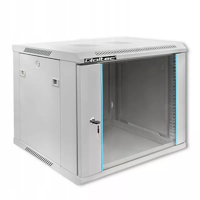 Armadio rack QOLTEC 19 pollici 9U 600x500x600 montaggio a parete o a pavimento case per server