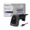 Lettore di codici a barre portatile QOLTEC 50863 — scanner 1D/2D, USB con cavo, sensore LED, nero, 5V, cavo 1,8 m