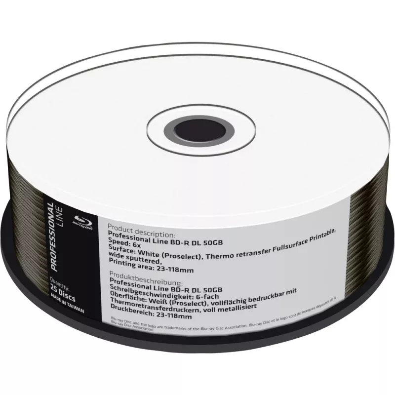 BD-R DL MediaRange 50GB confezione da 25