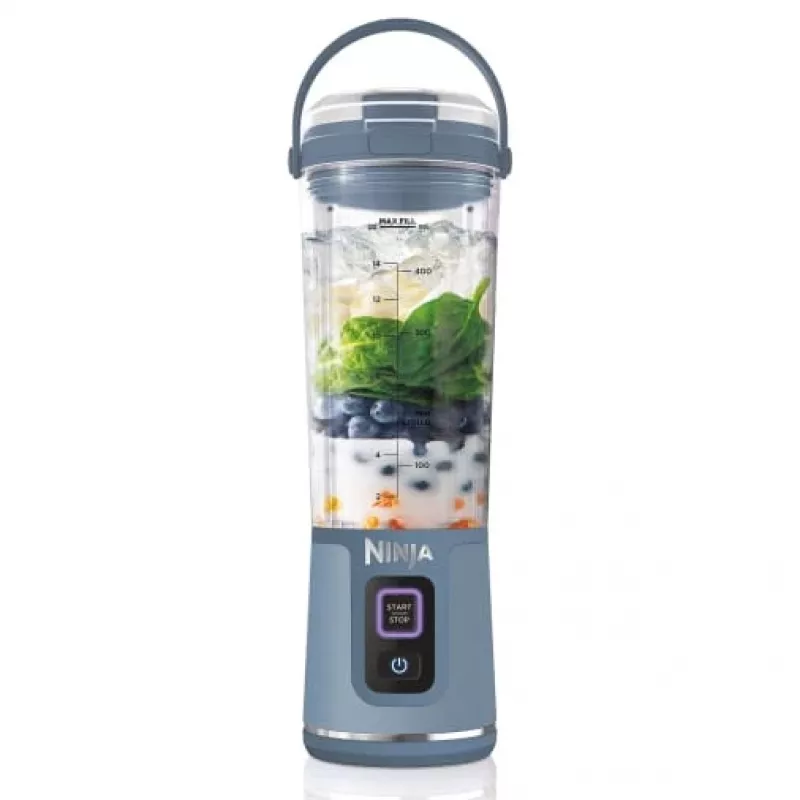 Frullatore sportivo Ninja BC151EUBK — contenitore da 0,53 L, 14,4 W, batteria, Ice-Crush, nero