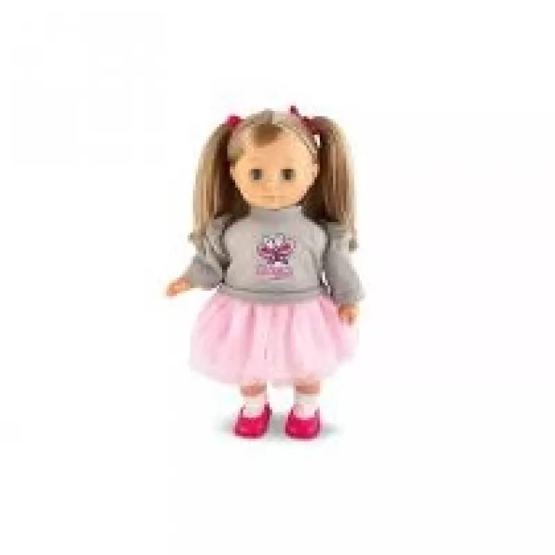 Bambola Natalia parlante polacco con trecce 39cm Artyk