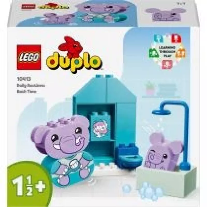 LEGO DUPLO Set divertimento nella vasca 10413 — set da bagno per bambini piccoli, 15 pezzi, età consigliata 1,5+