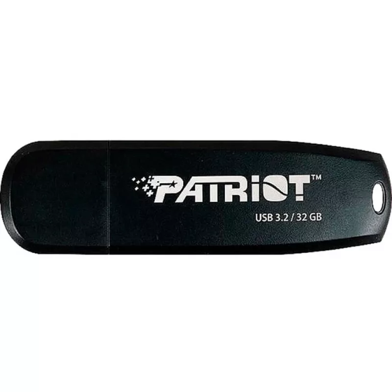 Chiavetta USB PATRIOT 32 GB USB Type-A 3.2 Gen 1 nero, 80 MB/s, portachiavi
