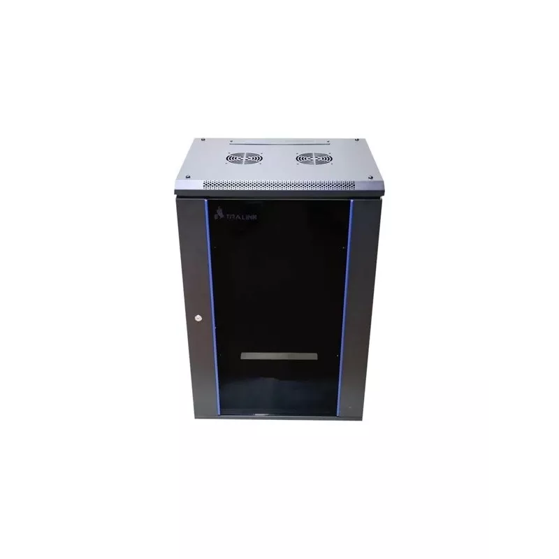 Armadio a parete Extralink Rackmount cabinet 15U 600x450 nero con serratura a chiave e guide rack