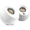 Creative Pebble 2.0 altoparlanti stereo da scrivania, bianco