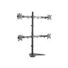 Supporto per monitor LogiLink BP0046 81,3 cm (32 pollici) da tavolo acciaio inox