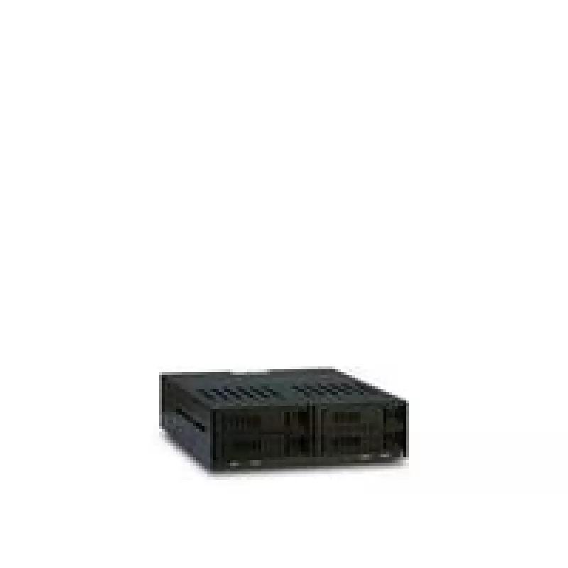 Inter-Tech X-3531 telaio estraibile HDD/SSD per 4x SATA da 2,5 pollici in 1x vano da 5,25 pollici, 6 Gbit/s, Hot Swap, ventola da 30 mm, nero