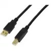 Cavo USB LogiLink UA0264 USB 2.0 10 m USB A USB B nero