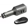Caricabatterie universale per dispositivi mobili Technaxx 4743 nero accendisigari auto