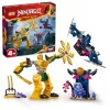 LEGO NINJAGO Mech da battaglia di Arin action figure giocattolo ninja per ragazzi e ragazze da 4 anni, set Dragons Rising con minifigure Arin e mini-kata