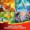 LEGO NINJAGO Mech da battaglia di Arin action figure giocattolo ninja per ragazzi e ragazze da 4 anni, set Dragons Rising con minifigure Arin e mini-kata