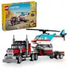 LEGO Creator 3-in-1 31146 Camion con pianale e elicottero