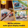 LEGO Creator 3-in-1 31146 Camion con pianale e elicottero