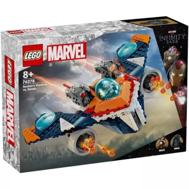 Giocattolo da costruzione LEGO Marvel Super Heroes astronave Rocket 76278 – set Rocket e Ronan