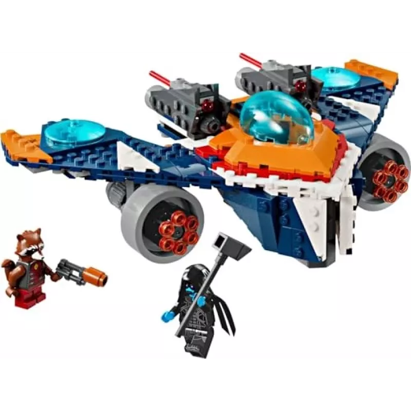 Giocattolo da costruzione LEGO Marvel Super Heroes astronave Rocket 76278 – set Rocket e Ronan