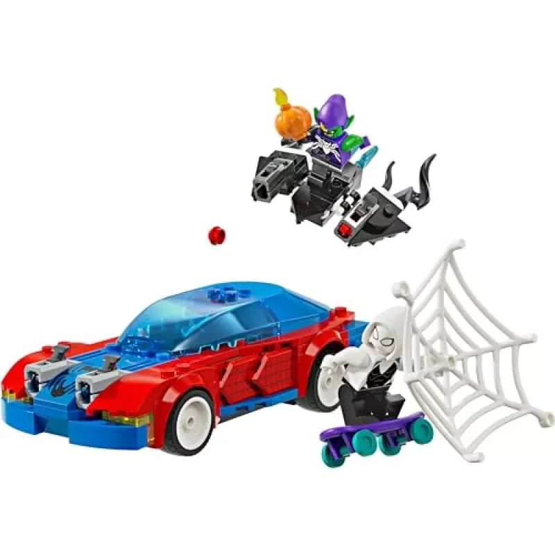 LEGO Marvel 76279 Spider-Man auto da corsa e Venom Green Goblin set di costruzioni